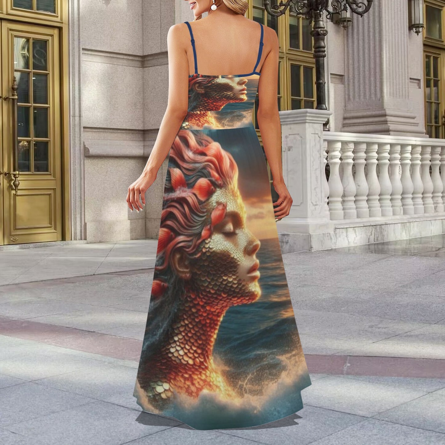 fiery sea goddess dress