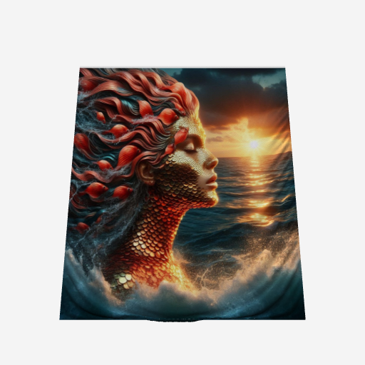 Ocean Goddess Wall Tapestry